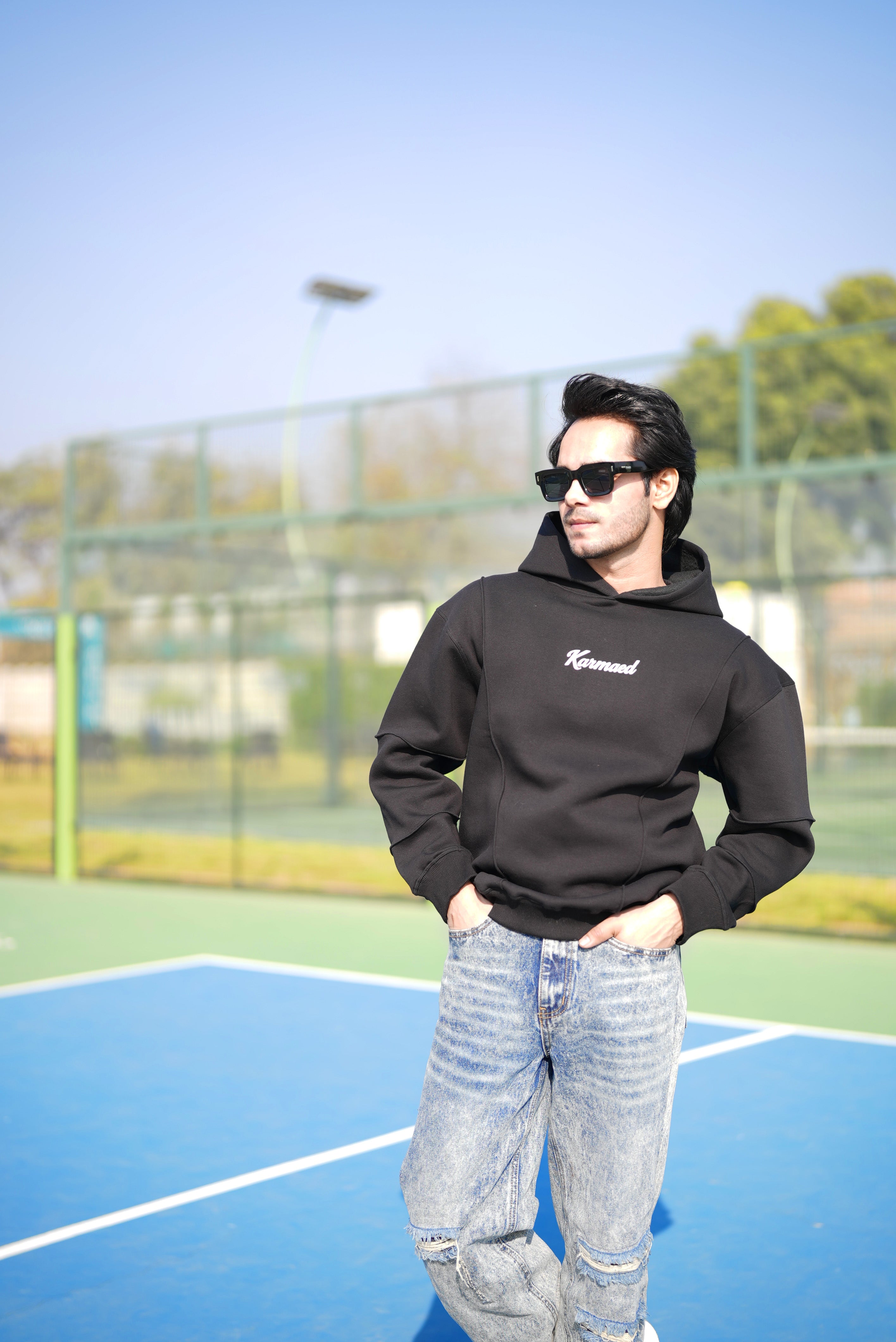 Midnight Oversized Hoodie