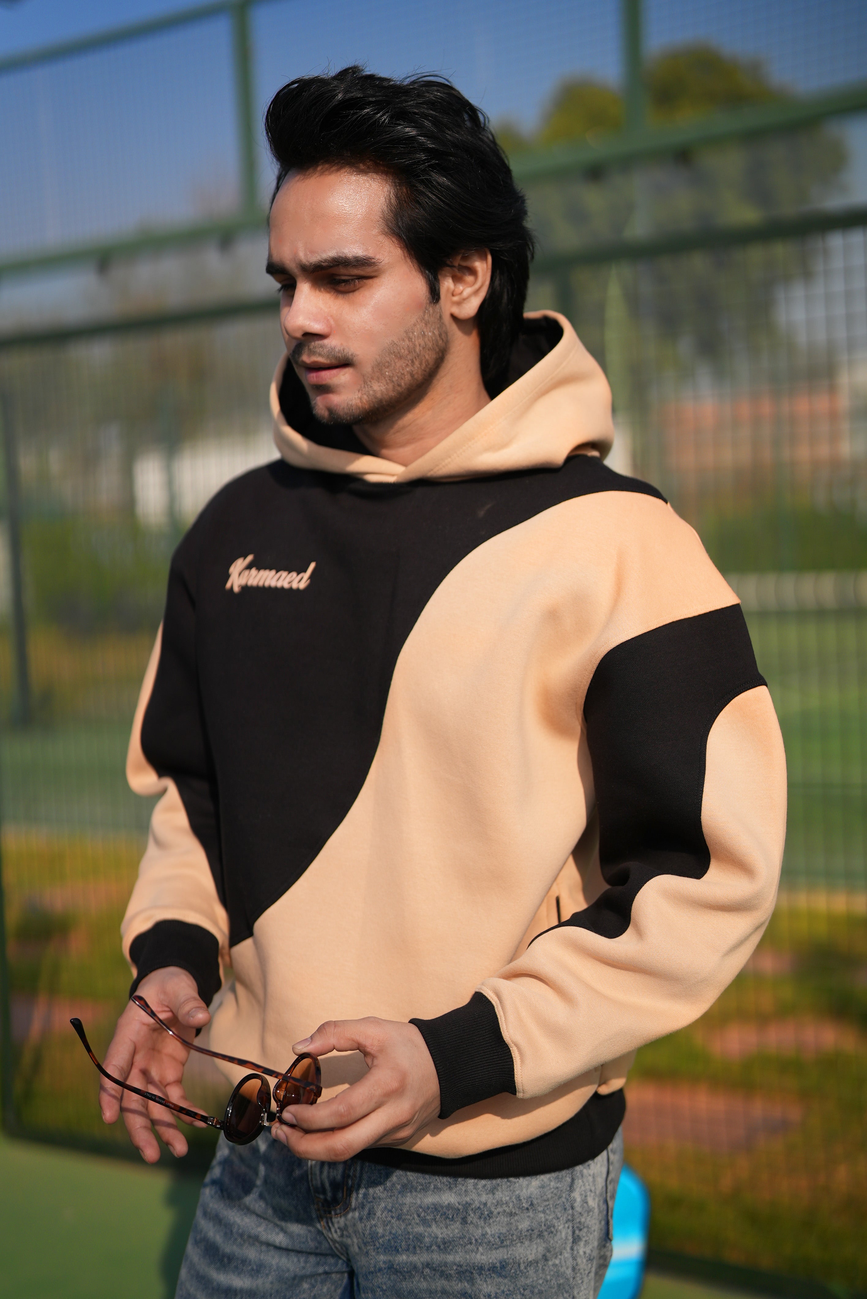 Curve Flow Oversized Hoodie