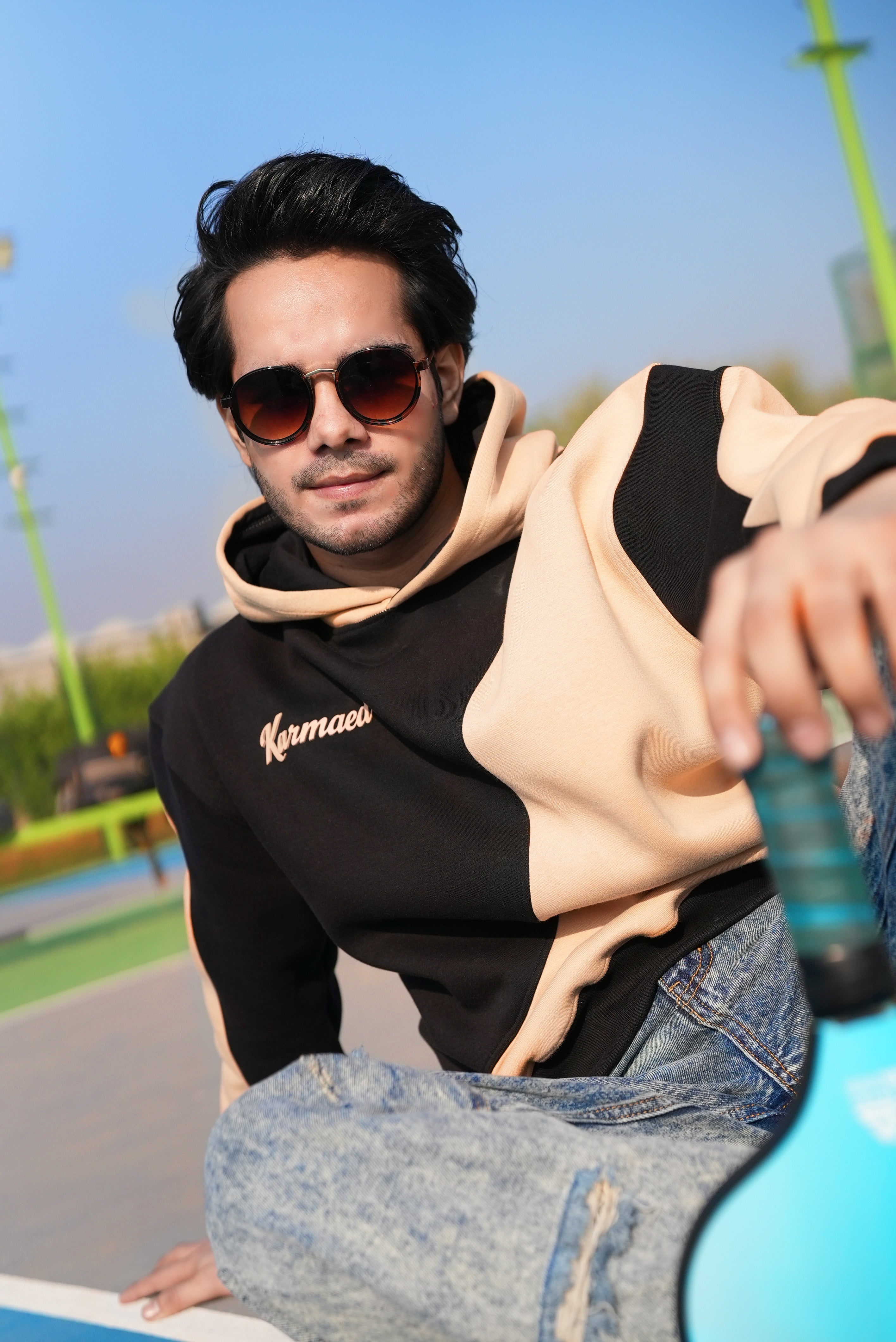 Curve Flow Oversized Hoodie