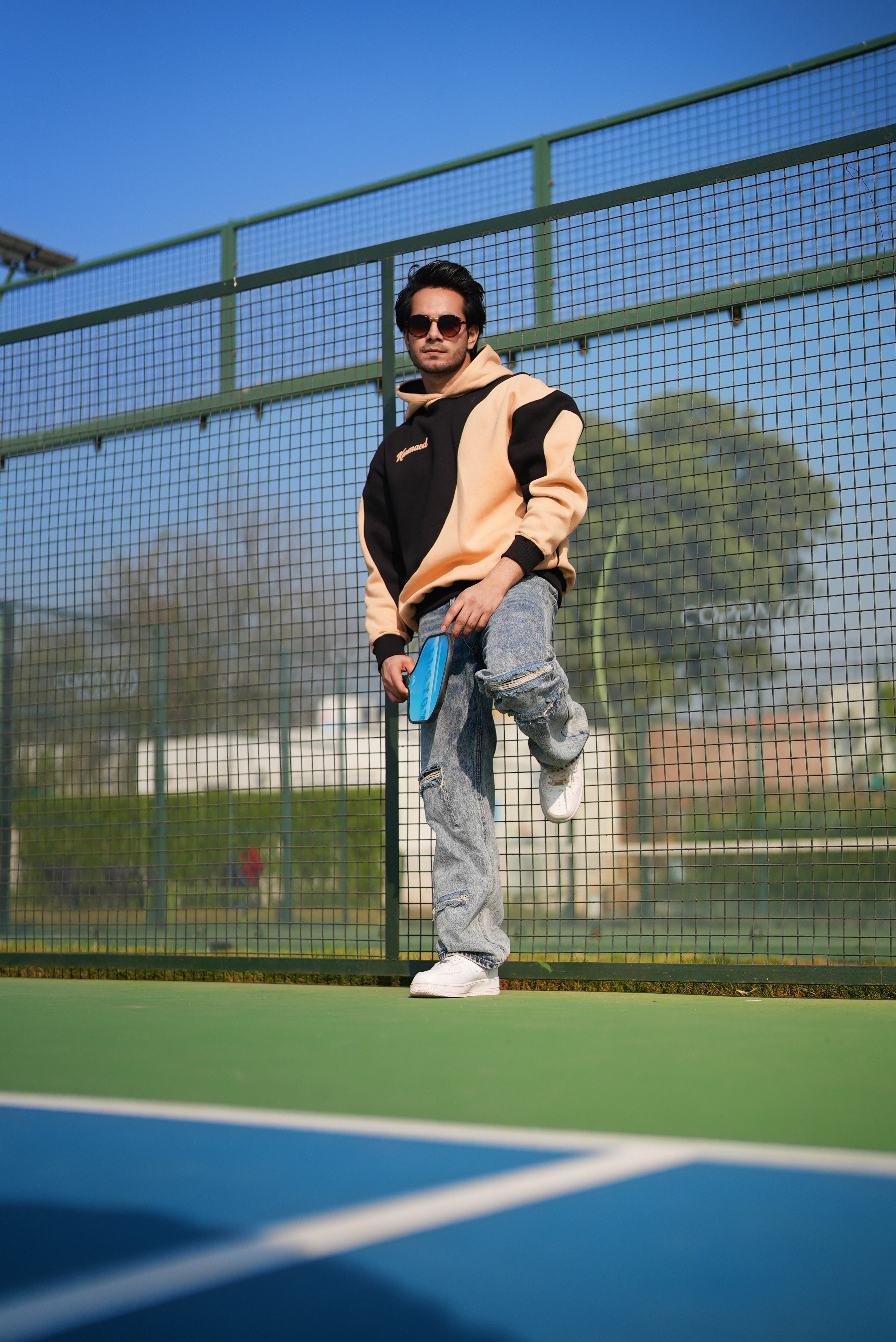 Curve Flow Oversized Hoodie