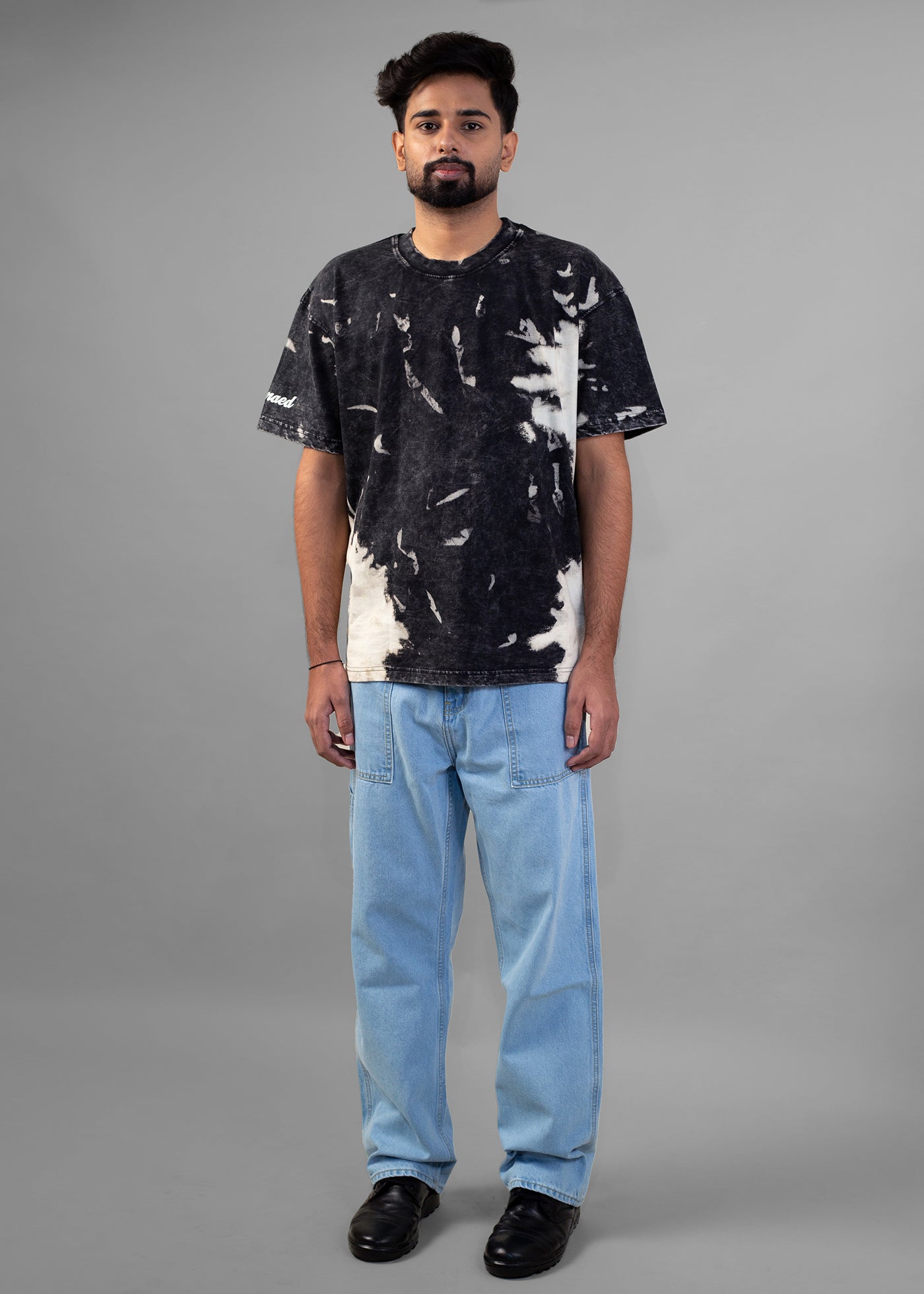 Coal Fade Oversized Tee