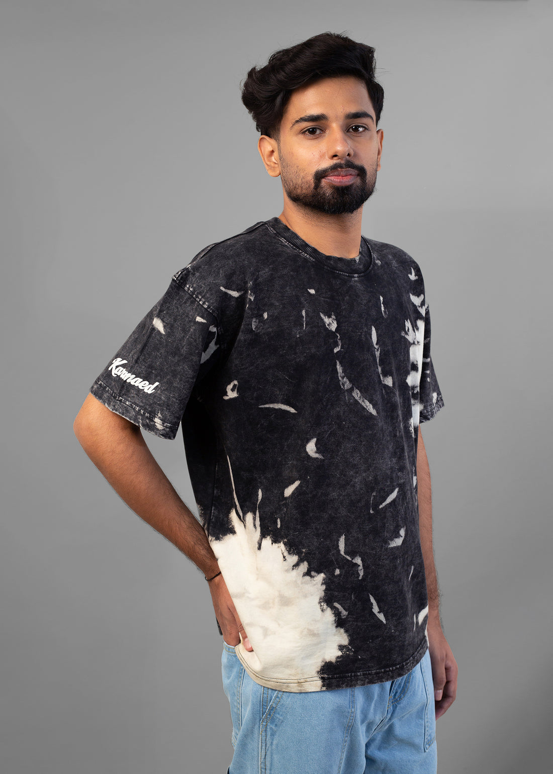 Coal Fade Oversized Tee