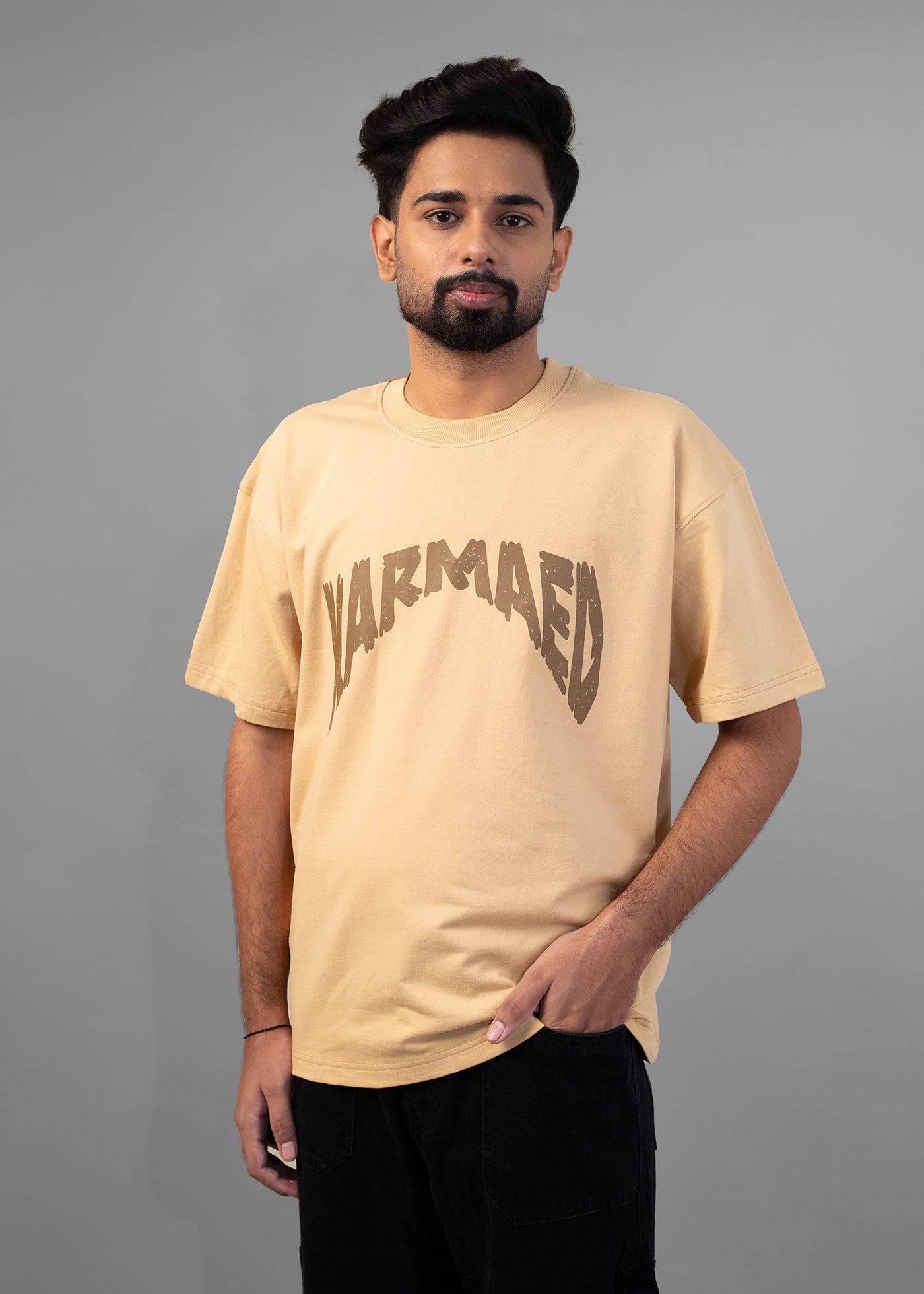 Nomad Beige Oversized Tee