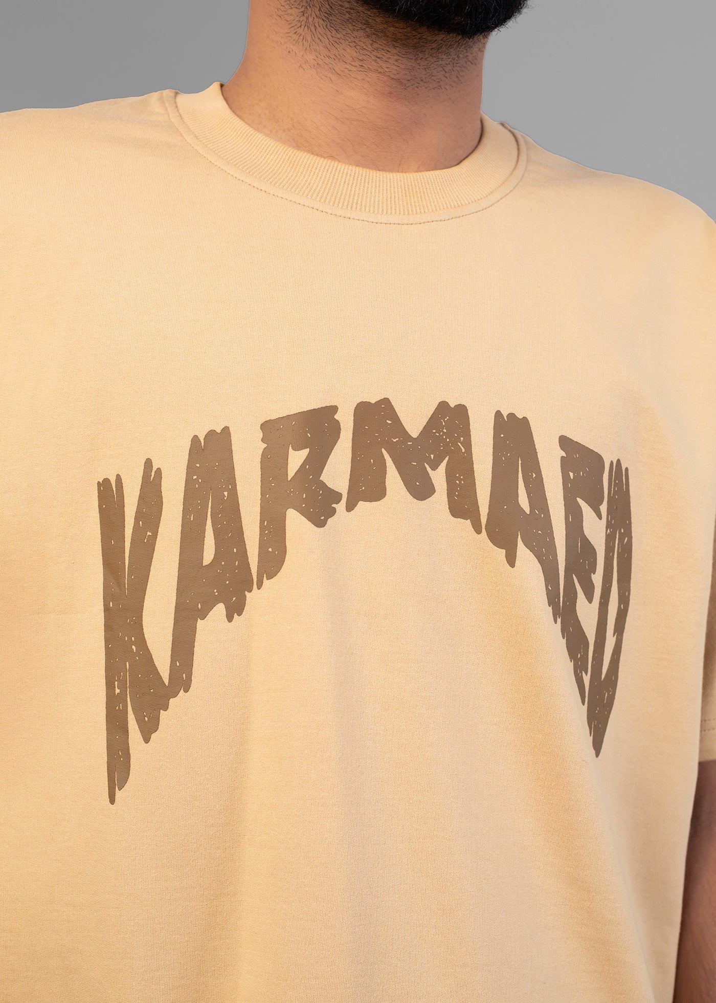 Nomad Beige Oversized Tee