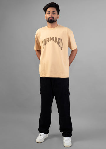 Nomad Beige Oversized Tee