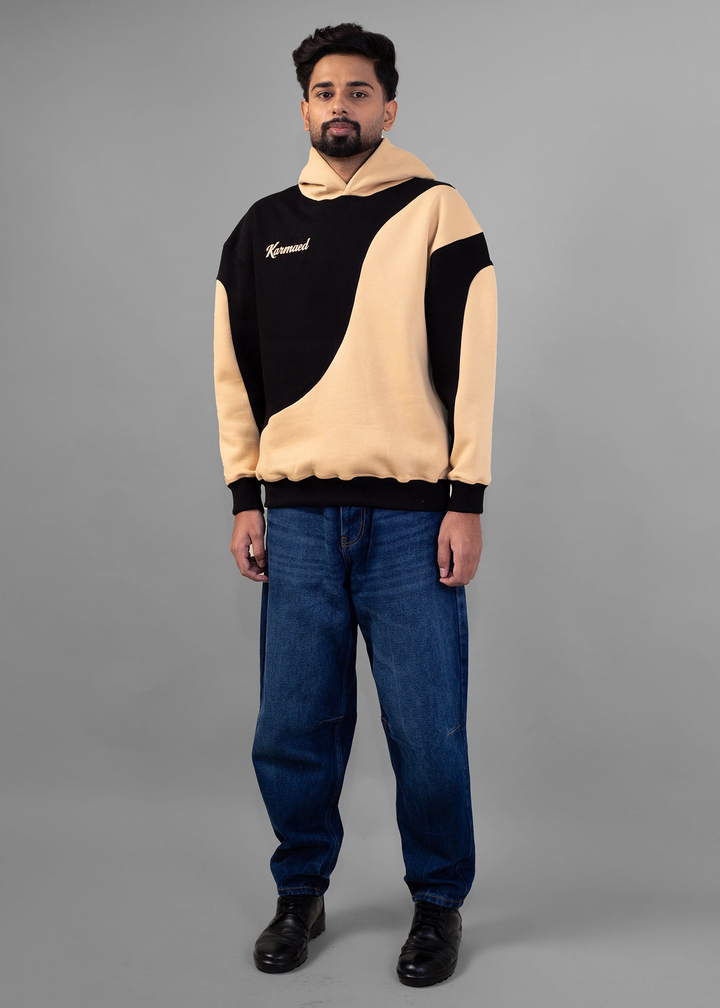 Curve Flow Oversized Hoodie