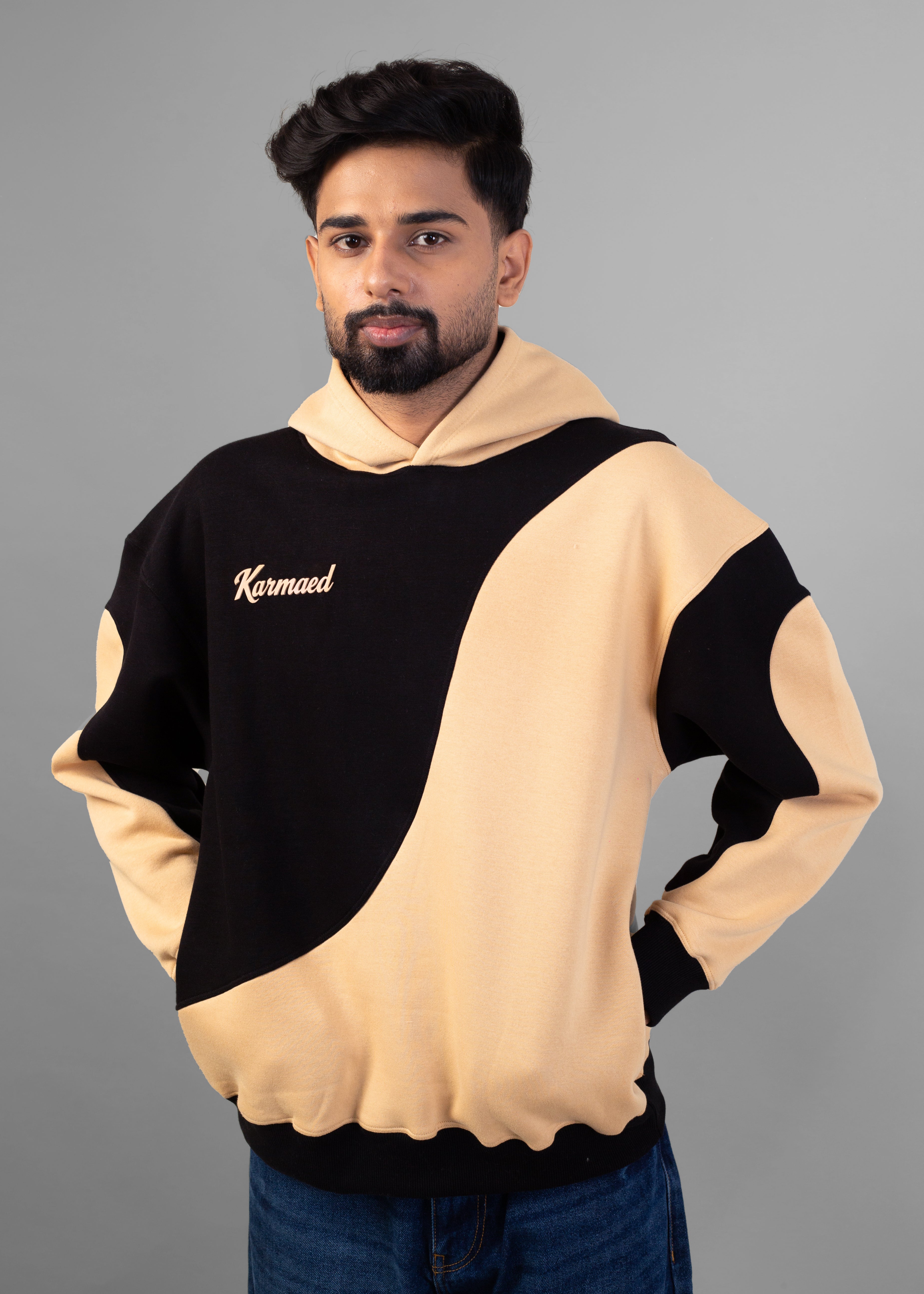 Curve Flow Oversized Hoodie